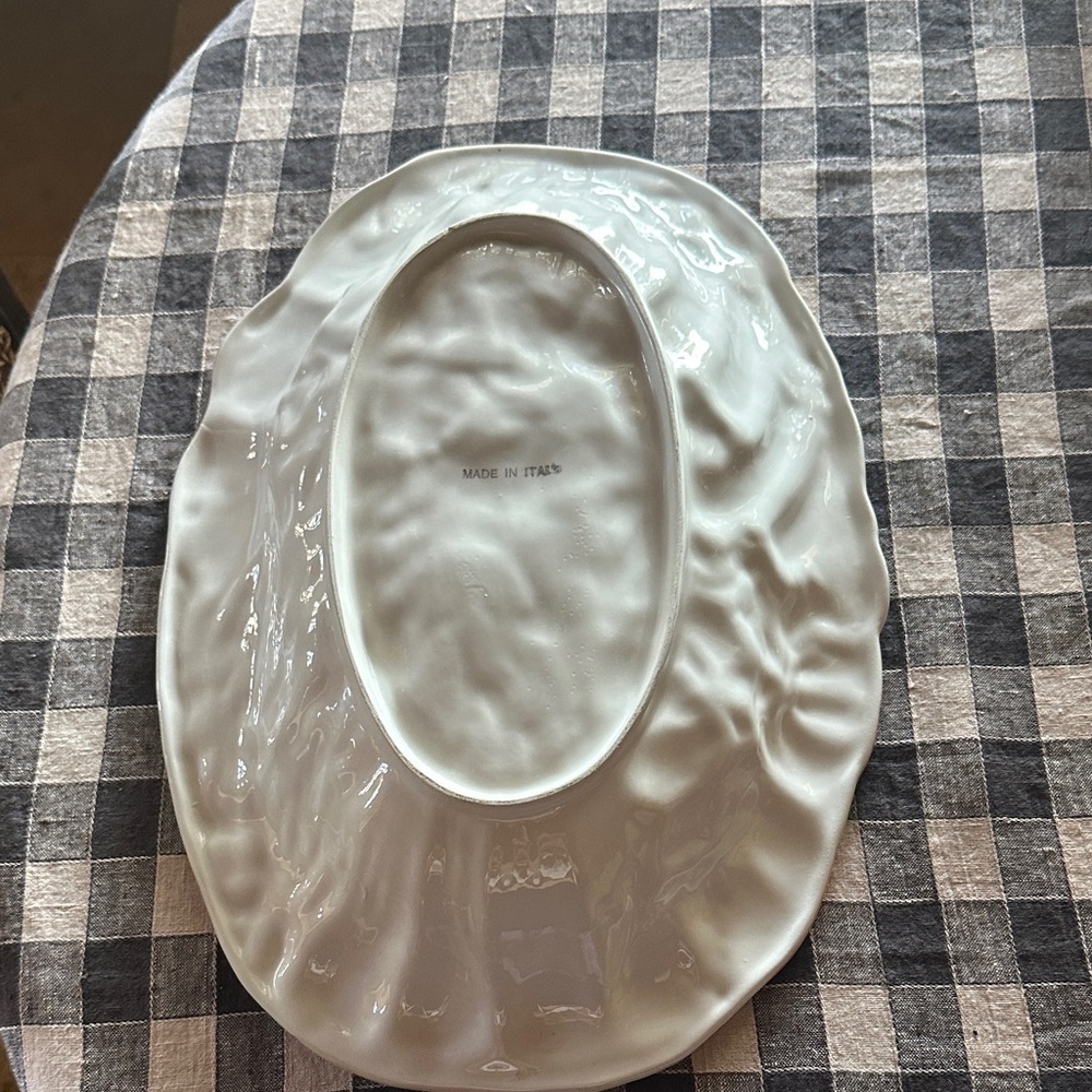 Vintage San Marco Nove Italian Majolica Raised Vegetable Harvest Platter - Picture 2 of 7
